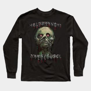 Halloween Night Zombie Undead Long Sleeve T-Shirt